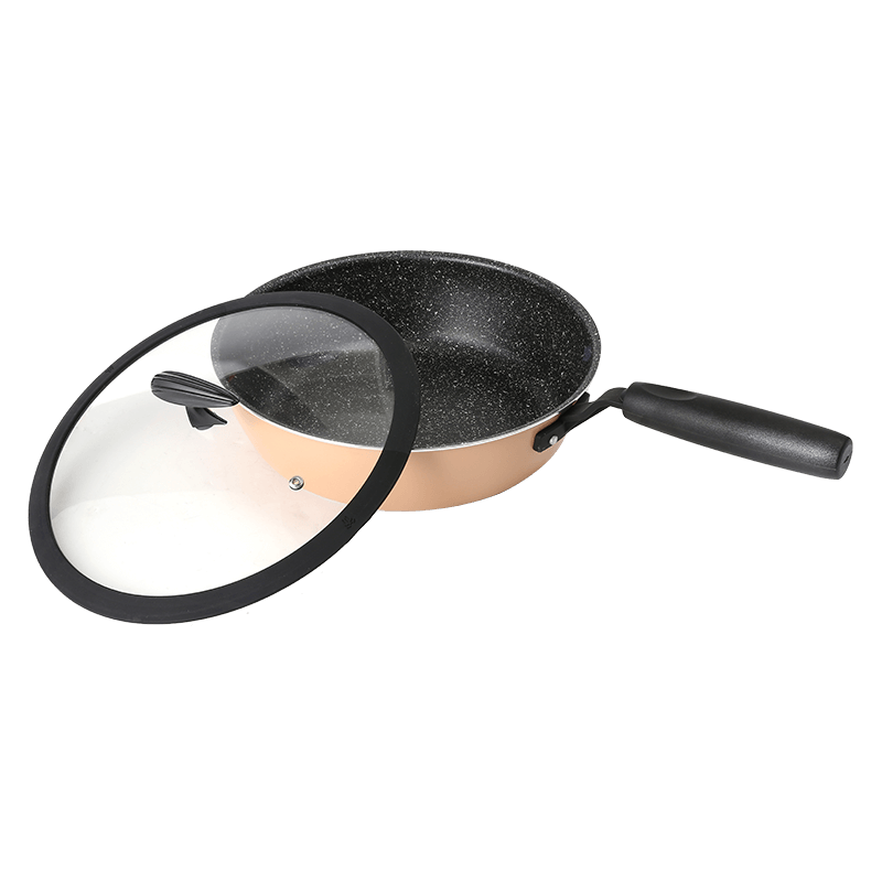 JX-PST31 8-piece non-stick marble coating pressed cookware set