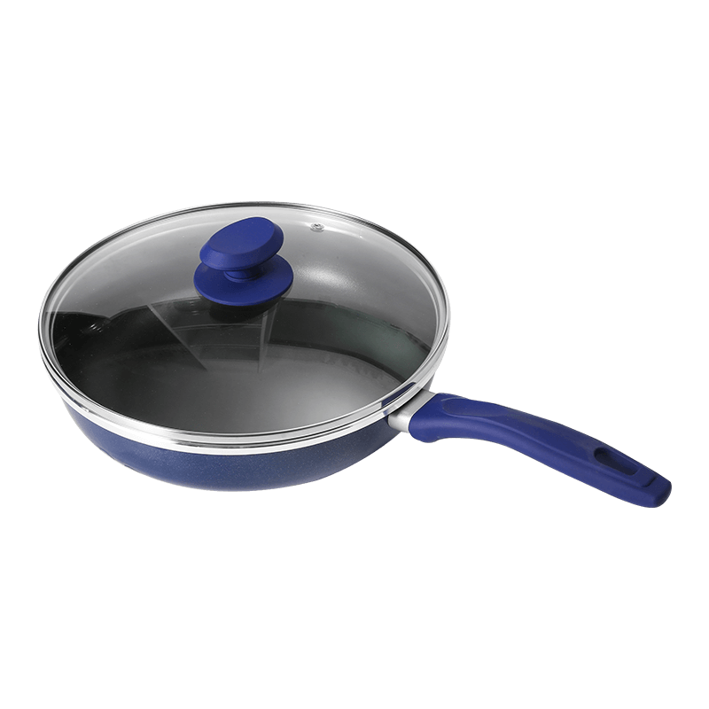 JX-PST53 6-piece bakelite handles aluminum body with non-stick coating pressed cookware set
